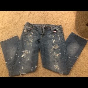 Women’s Jeans Size 9 Bullhead distressed Straight leg